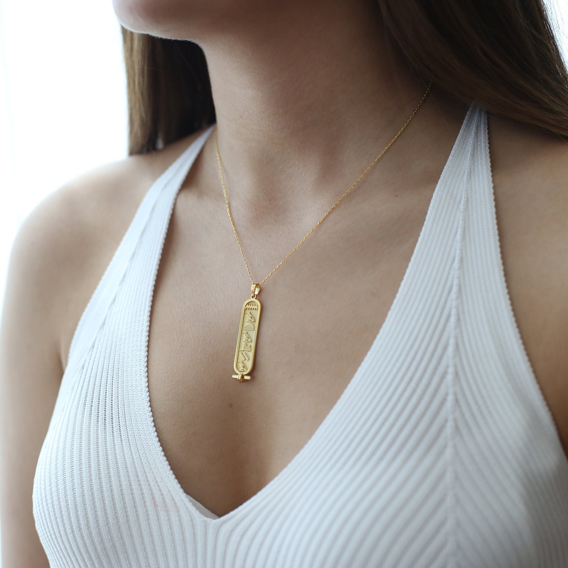 Ancient Egyptian Hieroglyphic Name Necklace 925 Sterling Silver, Personalised Necklace , Custom Name Jewellery , Personalised Gift