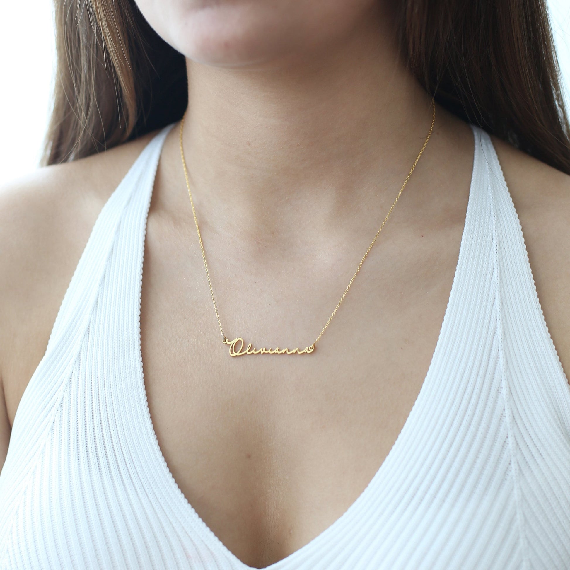 Personalized Name Necklace - Minimalist Name Necklace 925 Sterling Silver - Custom Name - Gift For Moms - Birthday Gift - Gift For Her, wedding, bride, wife gifts, wedding gifts, bride gifts