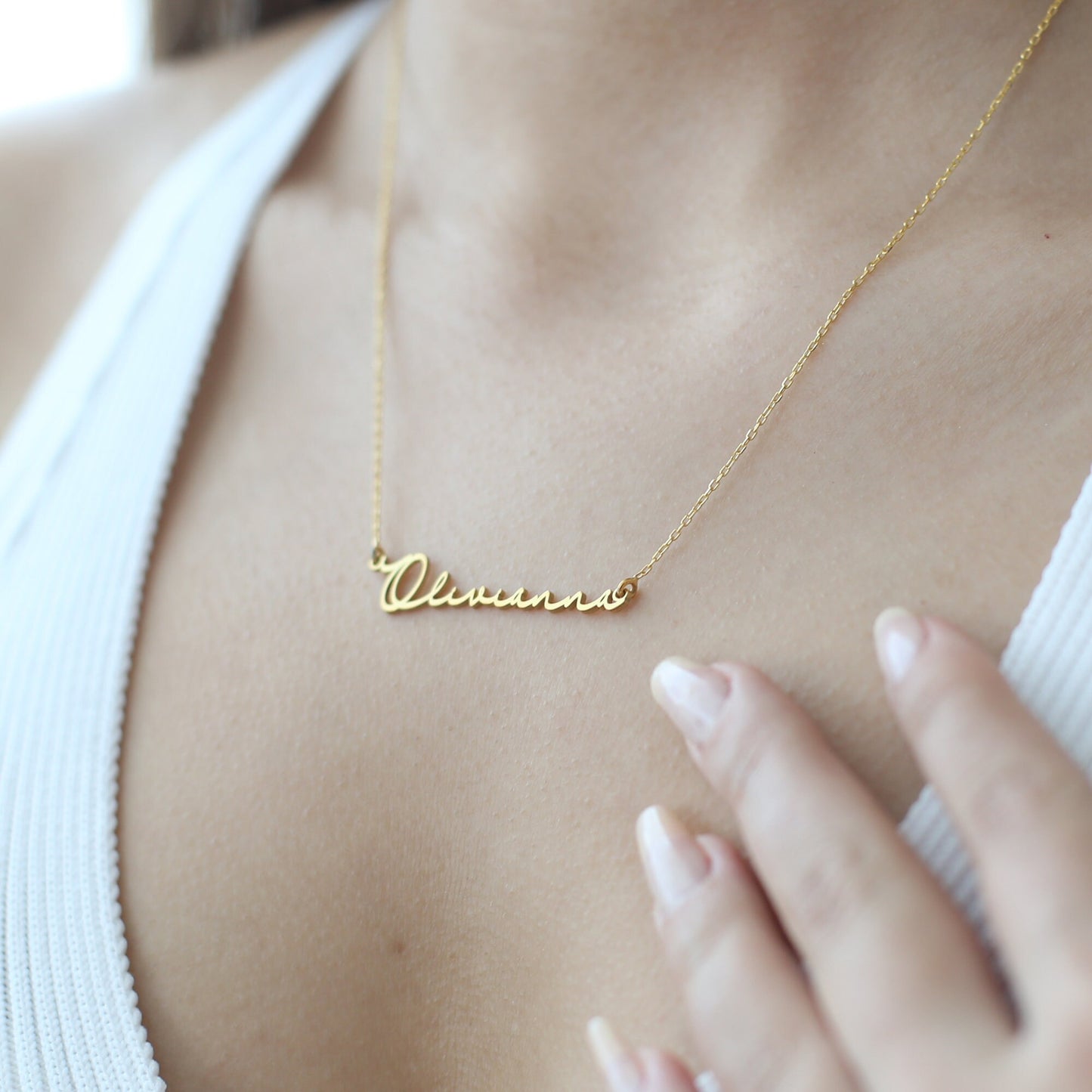 Personalized Name Necklace - Minimalist Name Necklace 925 Sterling Silver - Custom Name - Gift For Moms - Birthday Gift - Gift For Her, wedding, bride, wife gifts, wedding gifts, bride gifts