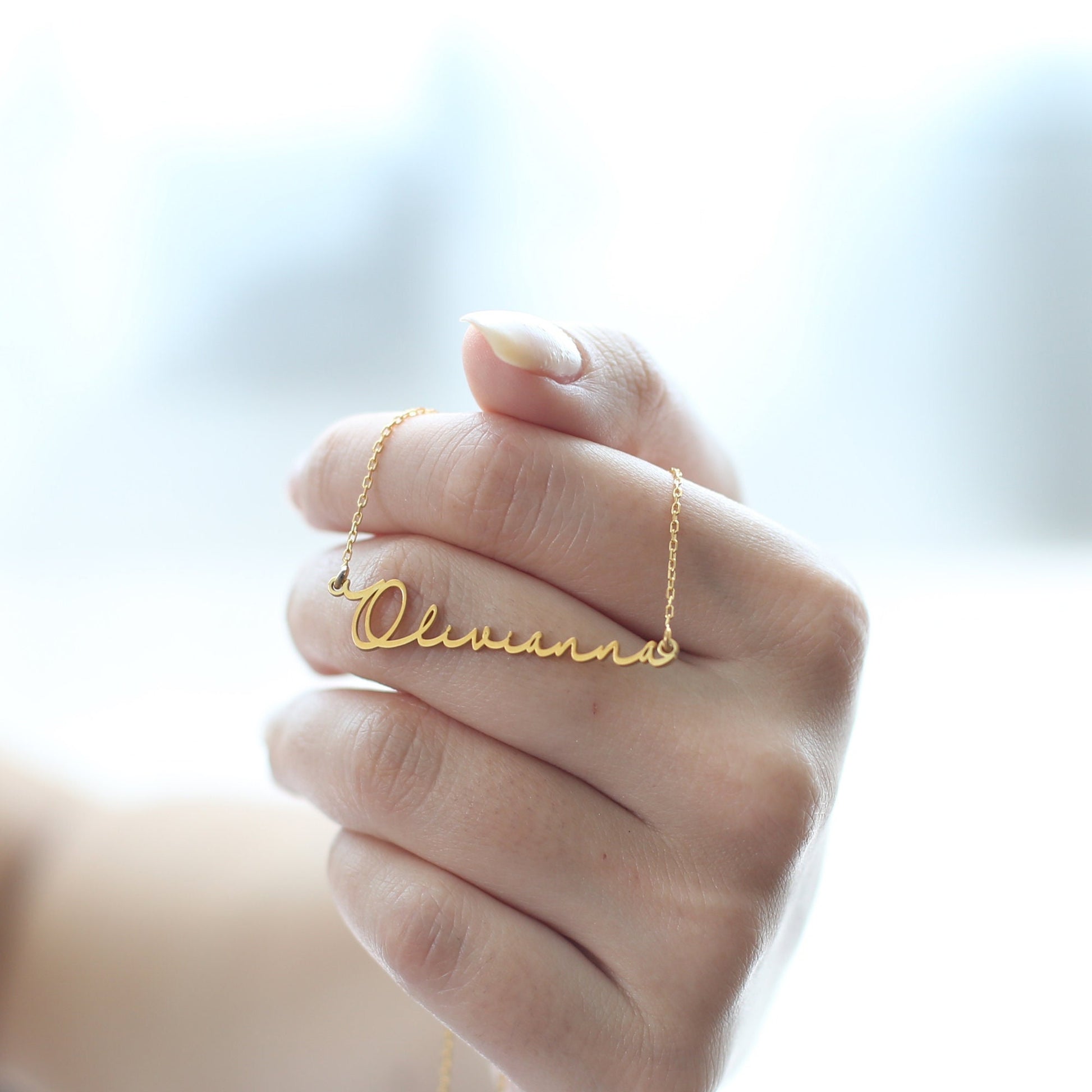 Personalized Name Necklace - Minimalist Name Necklace 925 Sterling Silver - Custom Name - Gift For Moms - Birthday Gift - Gift For Her, wedding, bride, wife gifts, wedding gifts, bride gifts