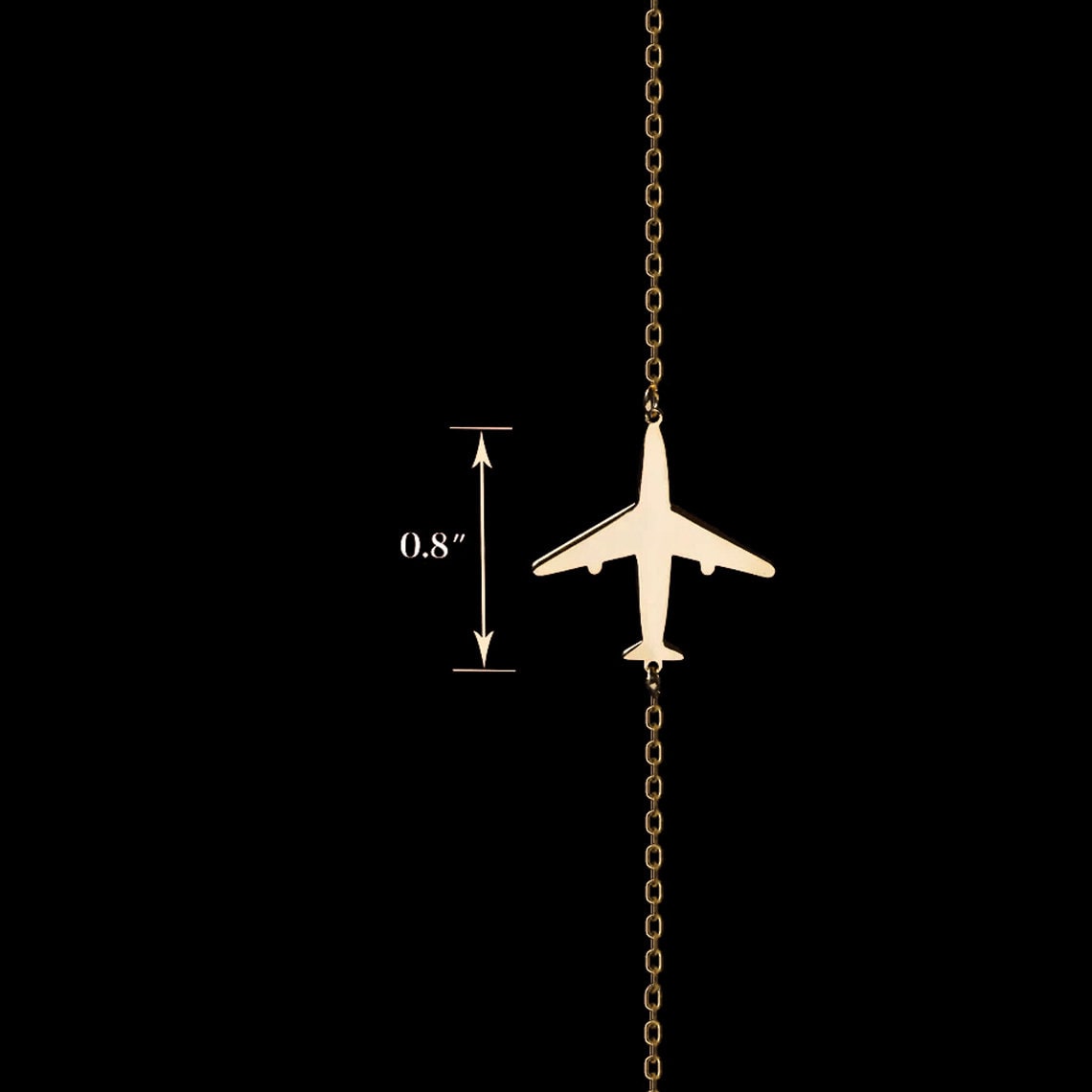 Airplane necklace, Plane necklace, Airplane necklace for women, Travel necklace, Airplane jewelry, Silver airplane necklace, Pilot necklace