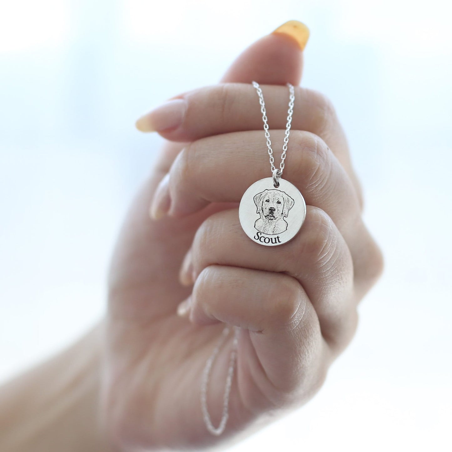 Dog Memorial Gift, Dog Personalized Gift for Her, Dog Memorial Necklace for Dogmom, Dog Dad, Dog Loss, Dog Remembrance Necklace for Women