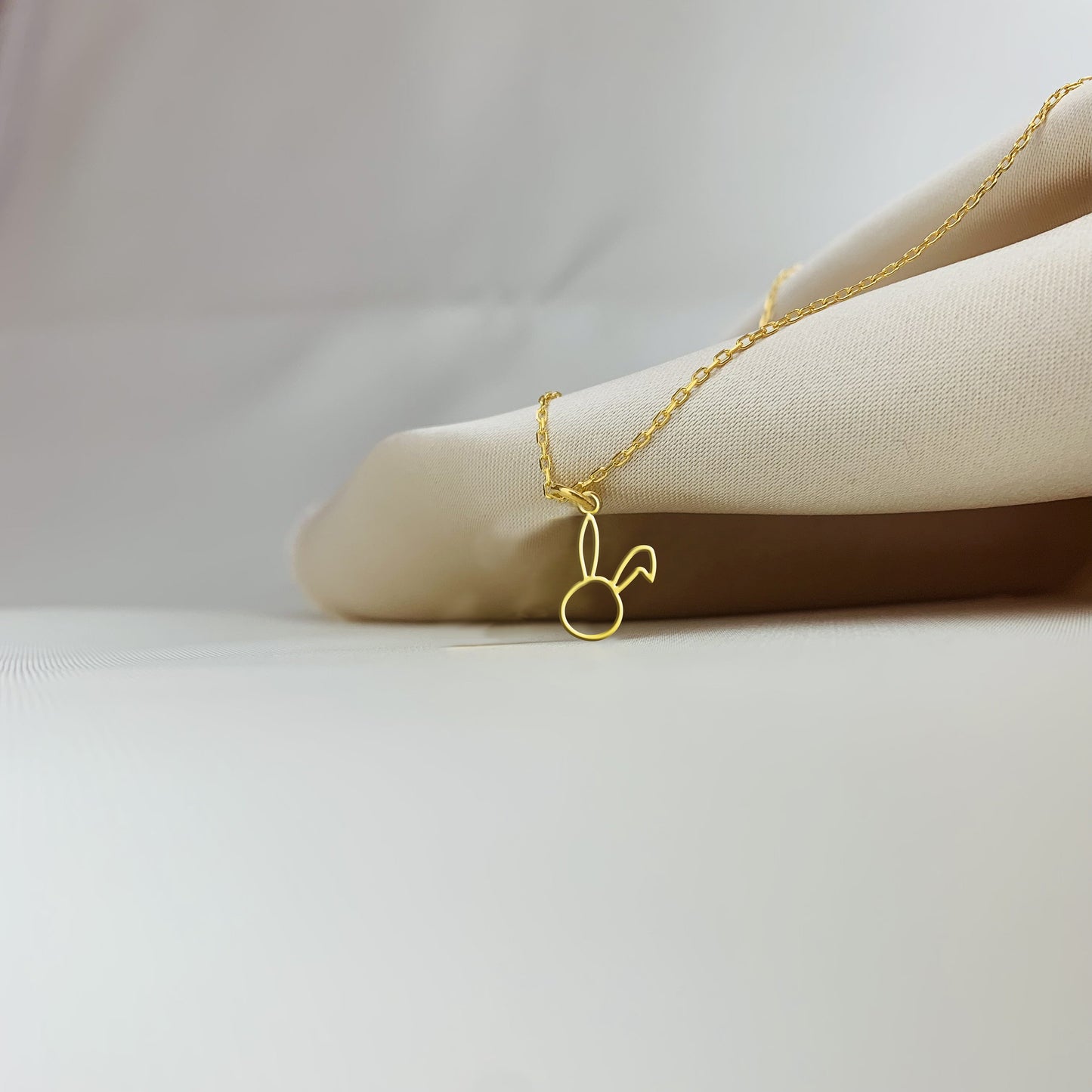 Easter Bunny Necklace, Rabbit Necklace, Floppy Ear Rabbit Necklace, Rabbit Charm Necklace, Bunny necklace, Pet Necklace Silver Gifts,