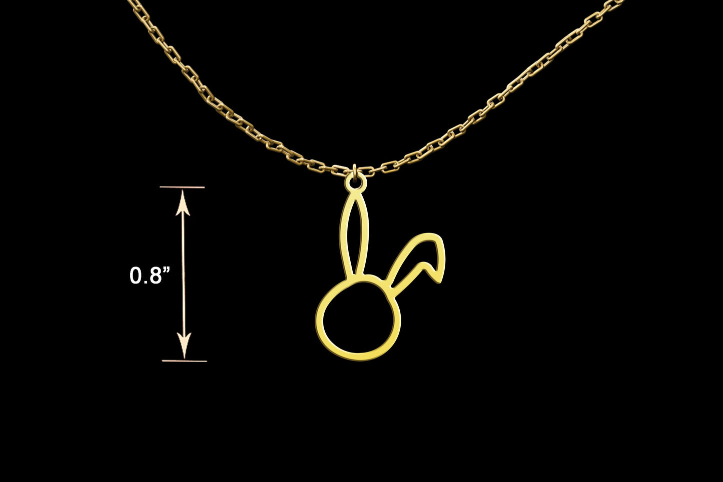 Rabbit Necklace, Bunny Necklace, Easter Bunny Rabbit Jewelry Necklace, Celebrate Easter with a Bunny Necklace, Christmas gift Necklace