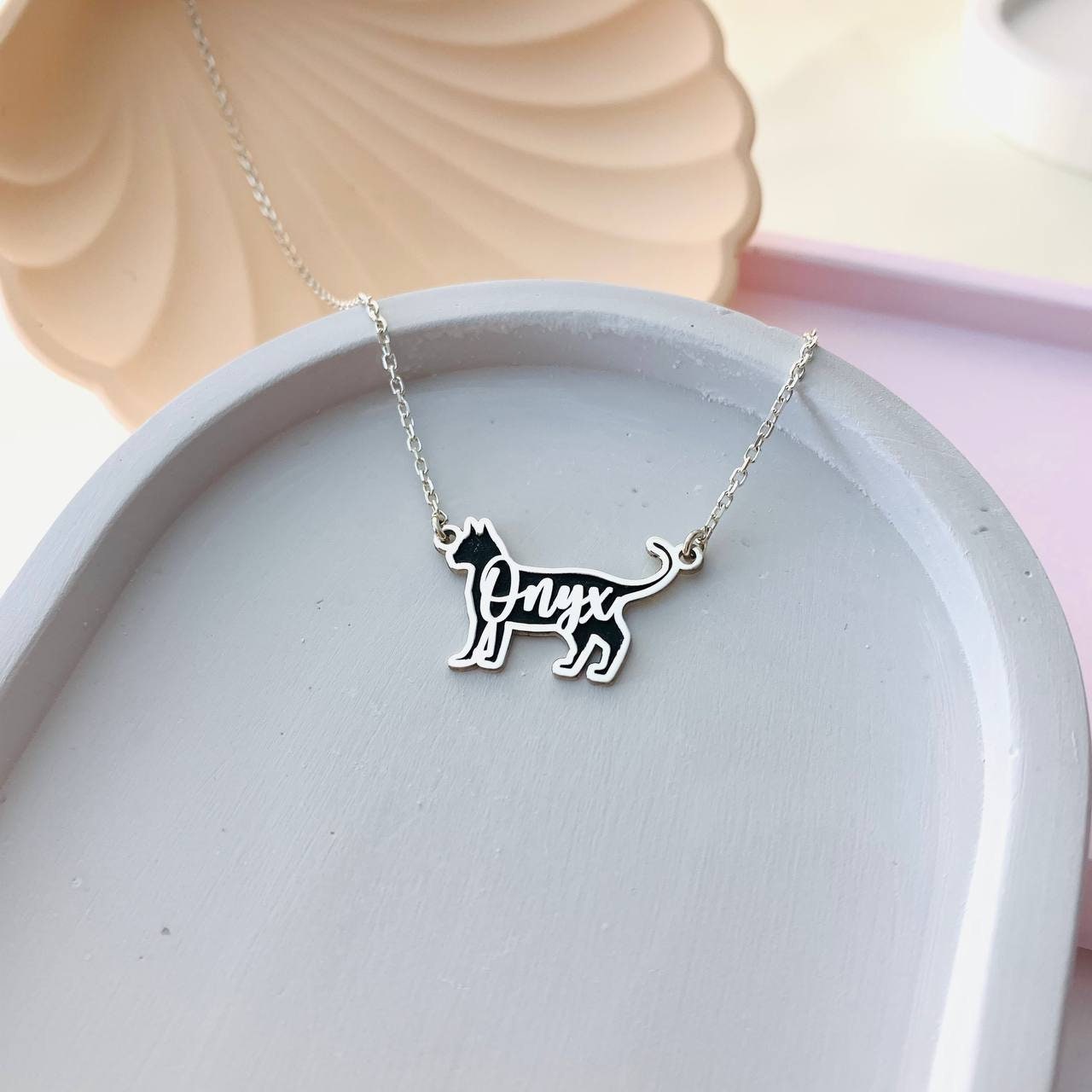 Cat Necklace, cat necklaces for woman, cat memorial necklace, custom cat necklace, black cat necklace, cat pendant, animal pet memorial gift