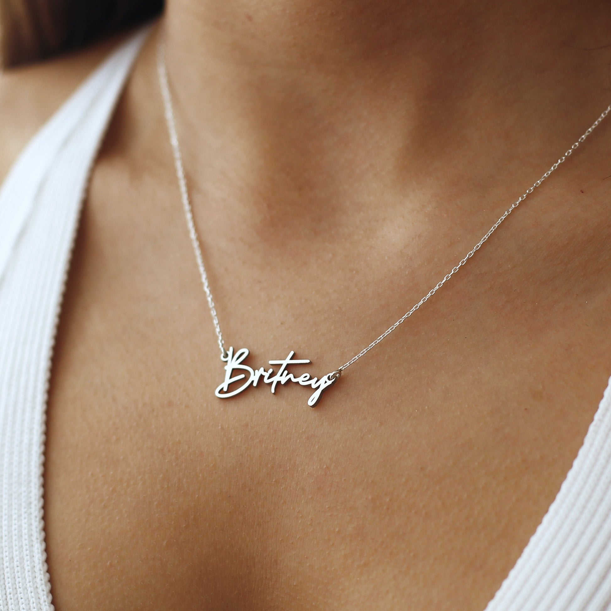Custom Name Necklace, Personalized Nameplate Name Necklace, 14K Gold Dainty Name Necklace, Custom Cartouche Name Necklace, Valentines Day
