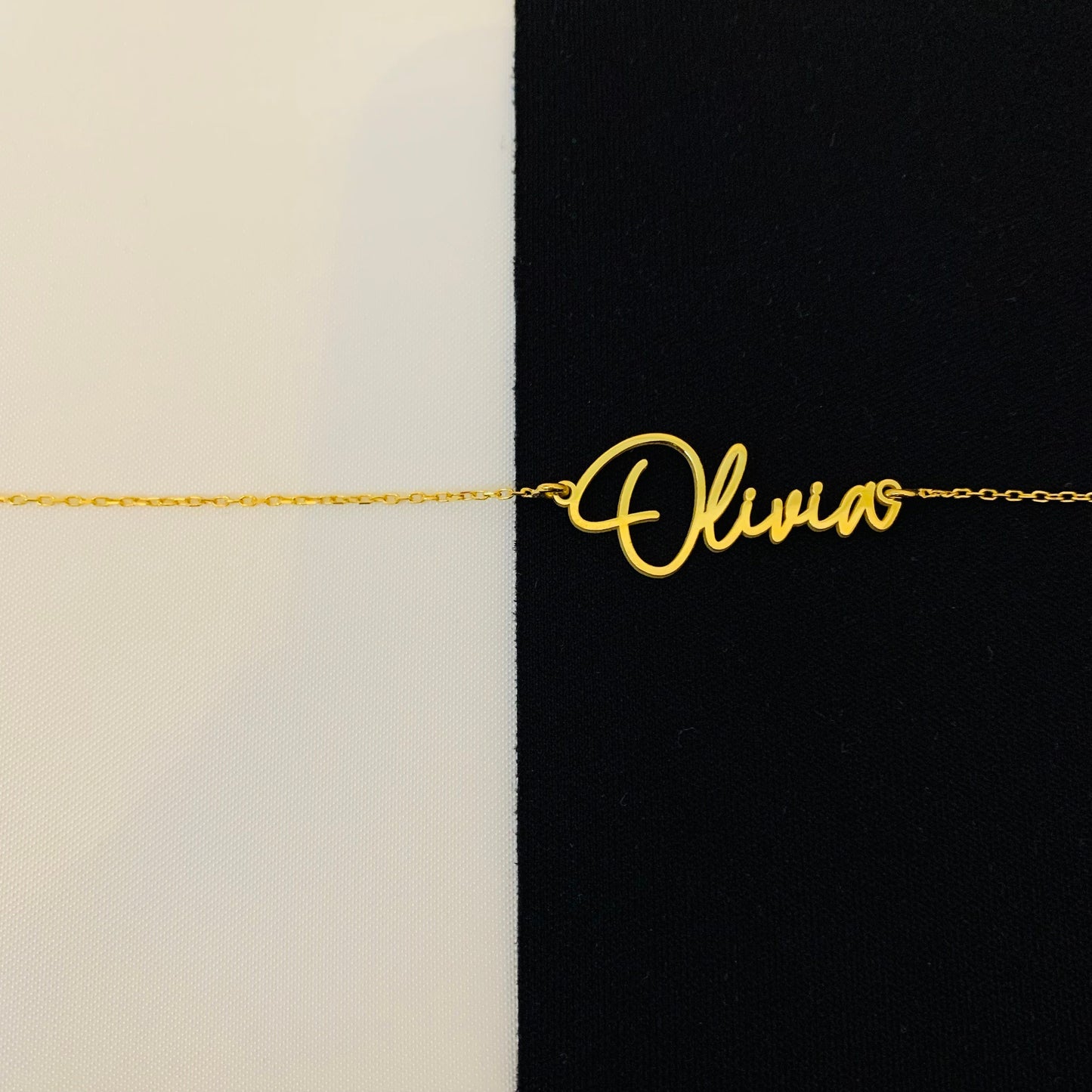 Sterling Silver 925 Personalize Name Necklace Any Name, Custom Gold Name Necklace, Bridesmaids Necklace, Birthday Gift for Her, Jewelry US