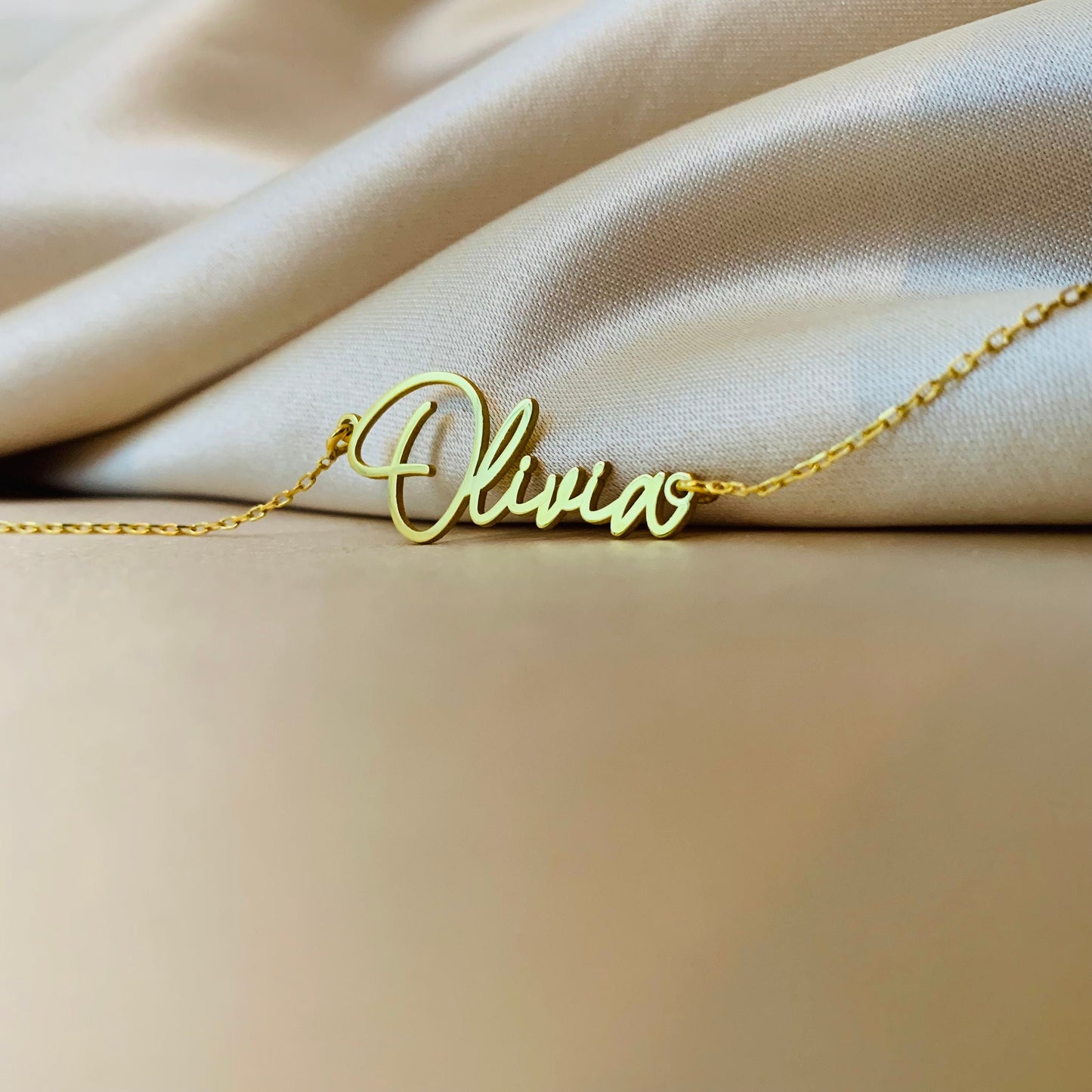 Sterling Silver 925 Personalize Name Necklace Any Name, Custom Gold Name Necklace, Bridesmaids Necklace, Birthday Gift for Her, Jewelry US