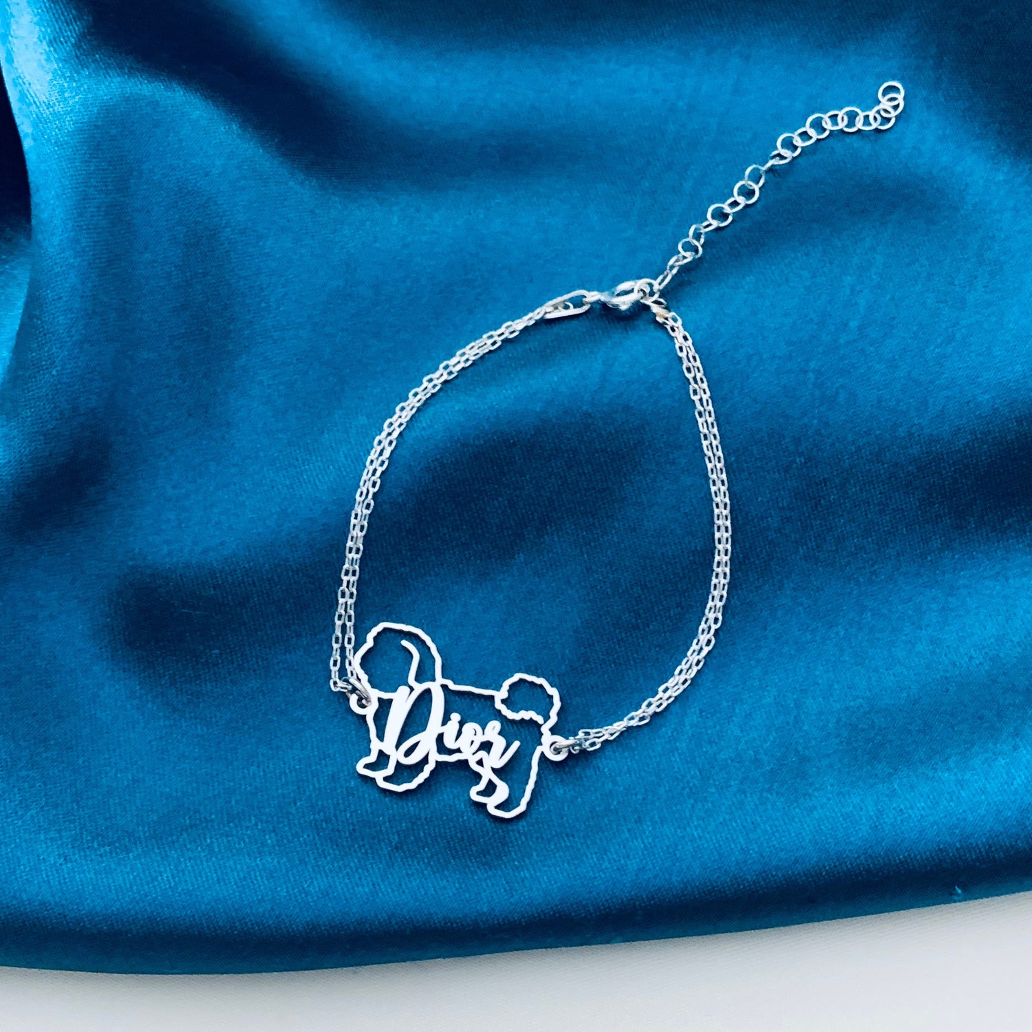 Dog bracelet, dog bracelets for women, dog bracelet with name