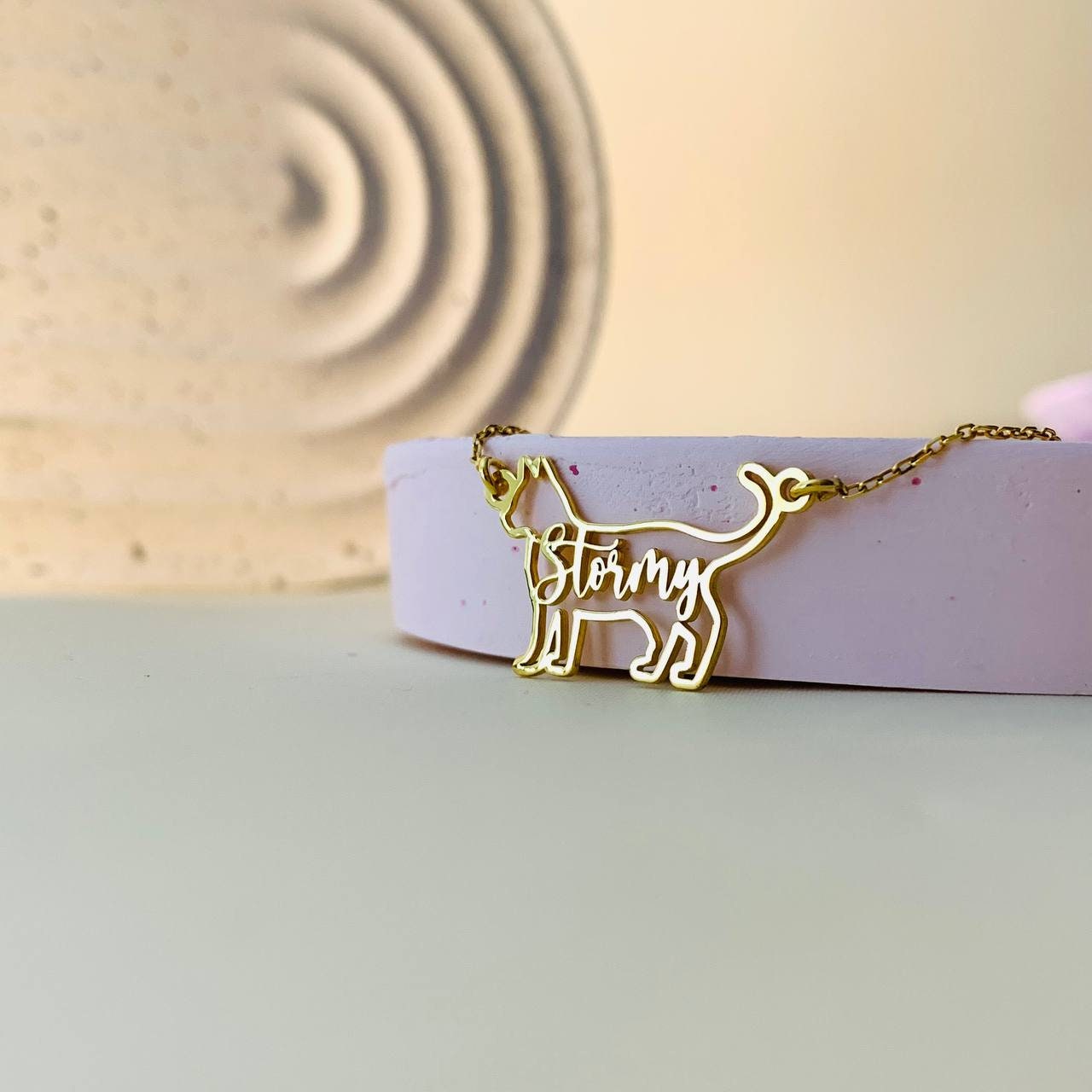 Cat necklace, Custom cat necklace,Cat jewelry for woman,Cat necklaces for woman,Cat pendant,Personalized cat necklace,Cat necklace with name