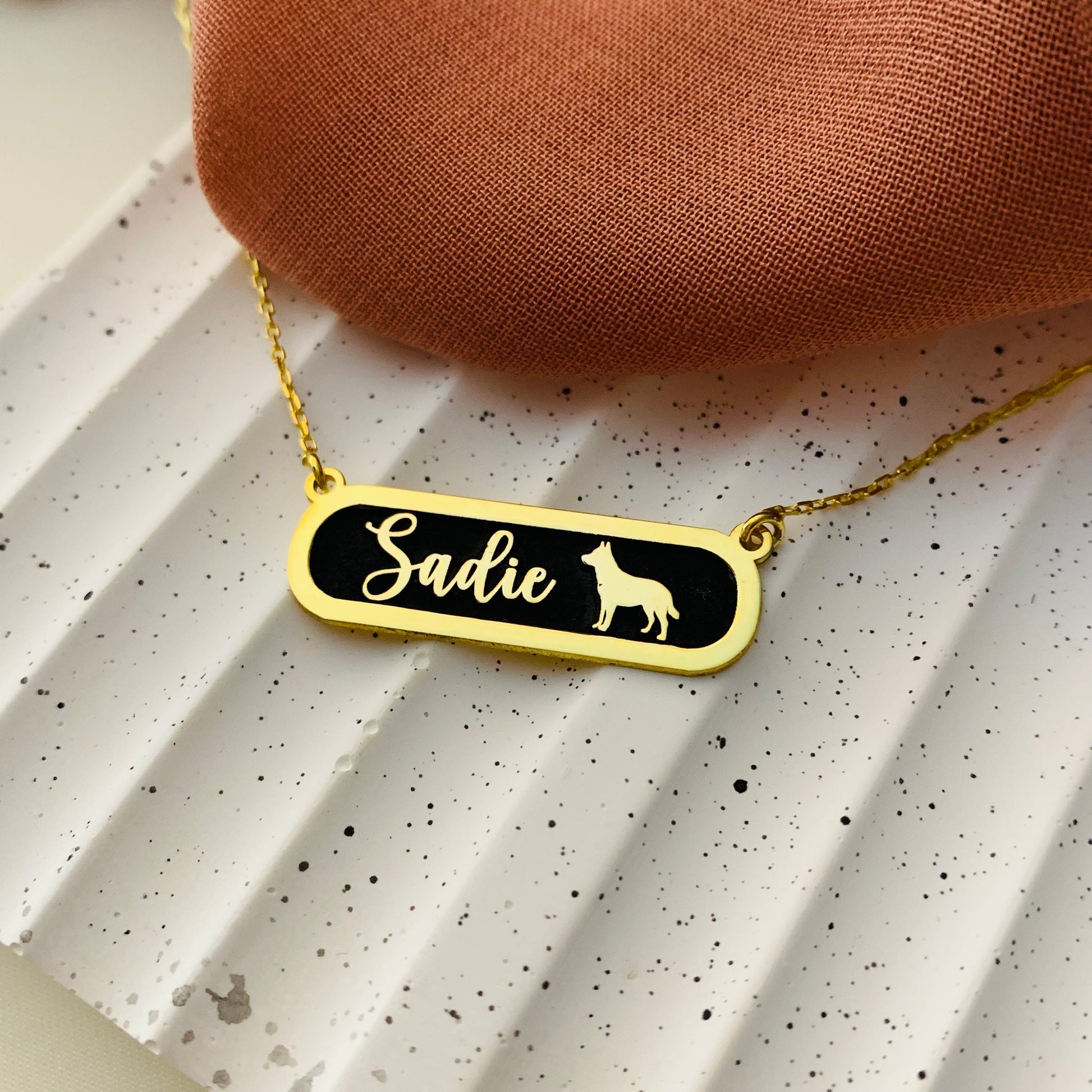 Dog necklace for woman, Dog mom gift