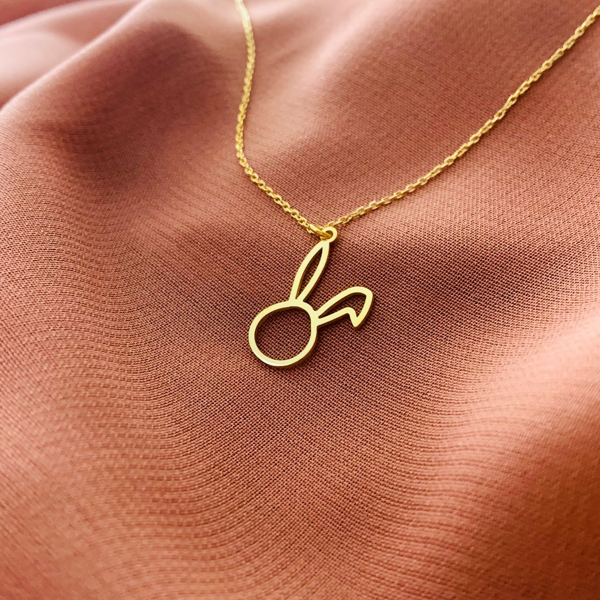 Rabbit Necklace, Bunny Necklace, Easter Bunny Rabbit Jewelry Necklace, Celebrate Easter with a Bunny Necklace, Christmas gift Necklace