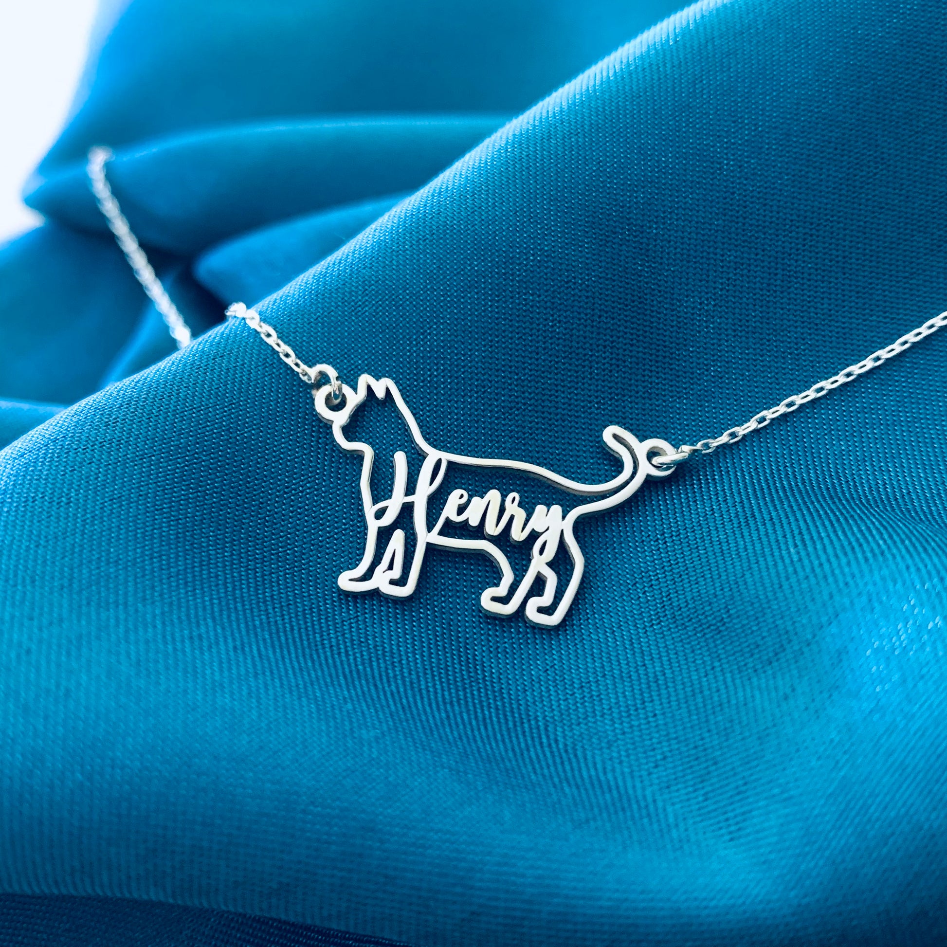 Cat Necklace, Cat Necklace with Name, Custom Cat Name Necklace,Cat Breeds Jewelry, Cat Memorial Gift, Cat Mom Gitfs, Cat Loss Gift