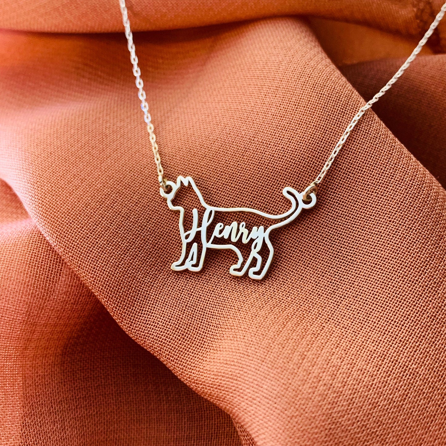 Cat Necklace, Cat Necklace with Name, Custom Cat Name Necklace,Cat Breeds Jewelry, Cat Memorial Gift, Cat Mom Gitfs, Cat Loss Gift