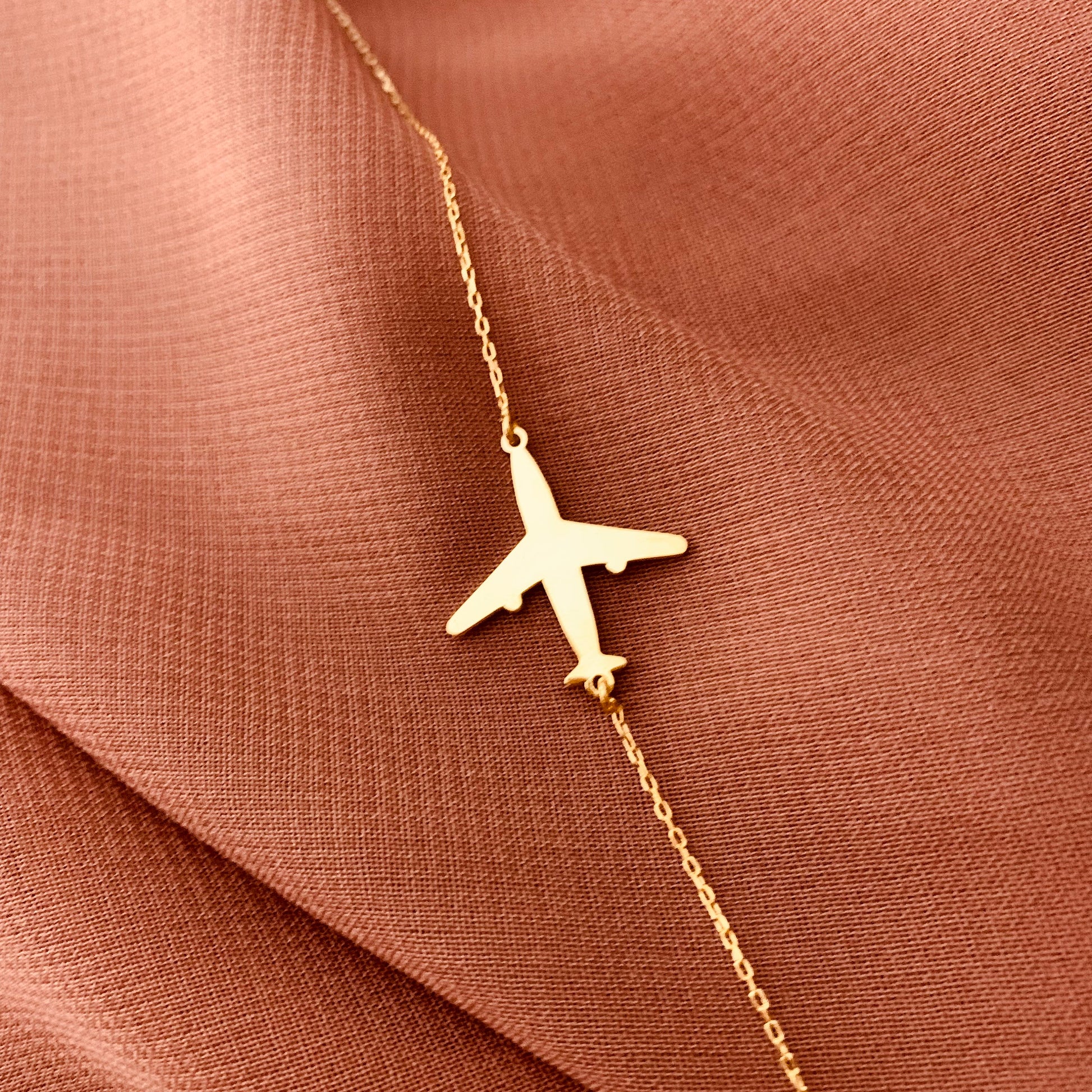 Airplane necklace, Plane necklace, Airplane necklace for women, Travel necklace, Airplane jewelry, Silver airplane necklace, Pilot necklace