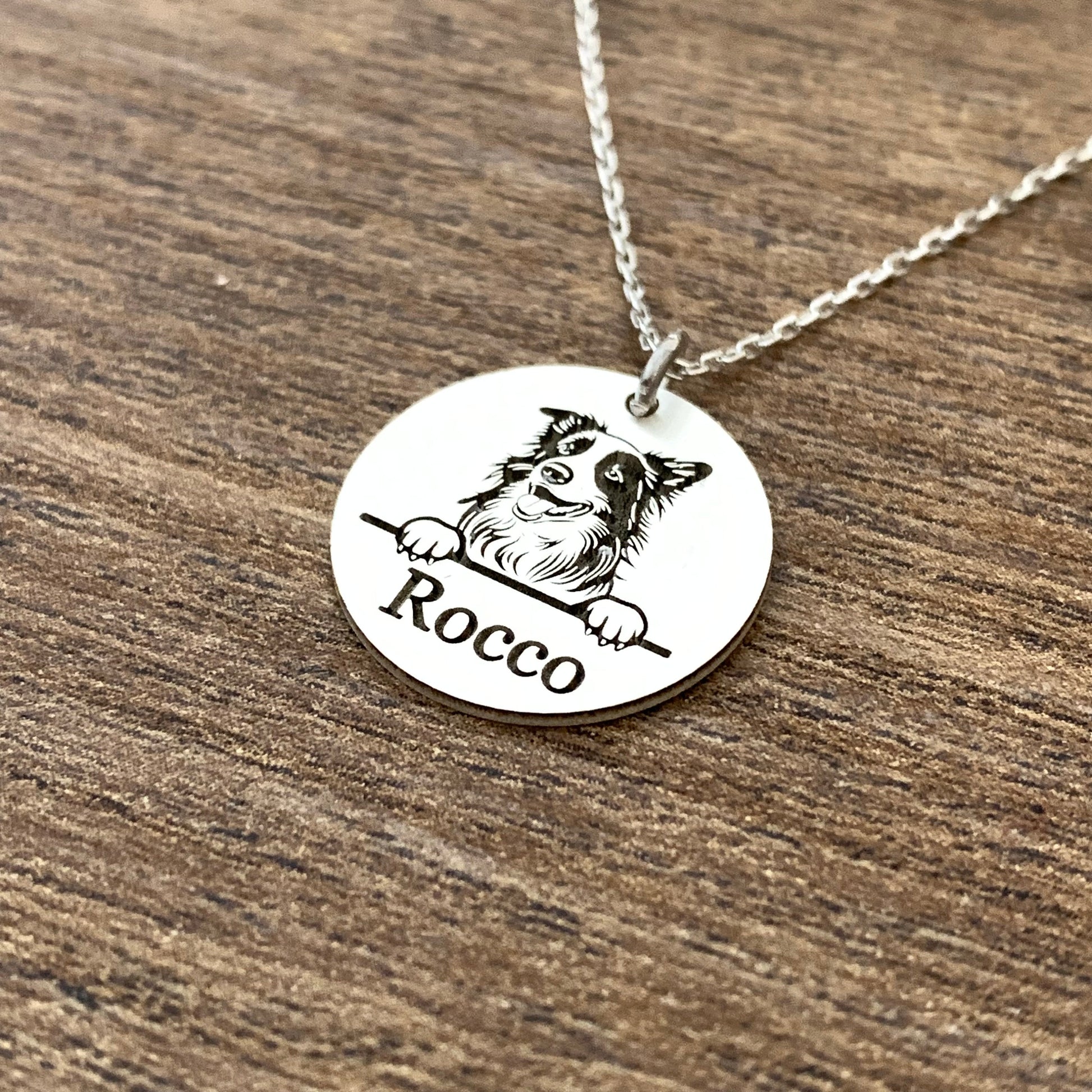 Dog necklace, Dog name necklace, Custom dog necklace, dog memorial necklace, Dog necklace for women, Dog silhouette necklace, Dog mom gifts