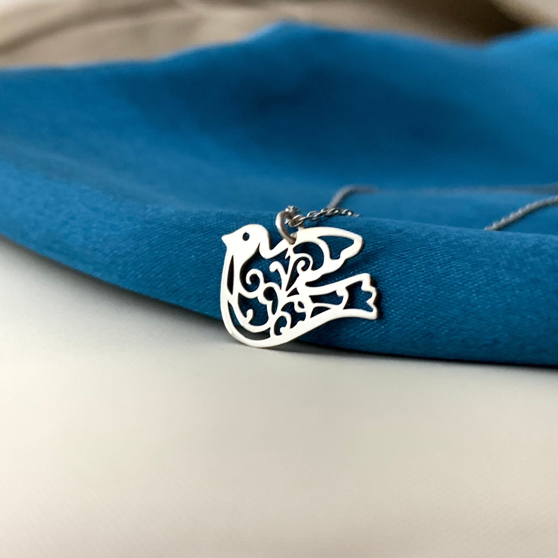Dainty Bird Necklace