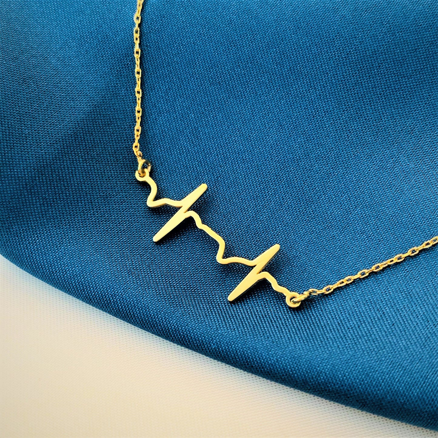 Heartbeat EKG Necklace