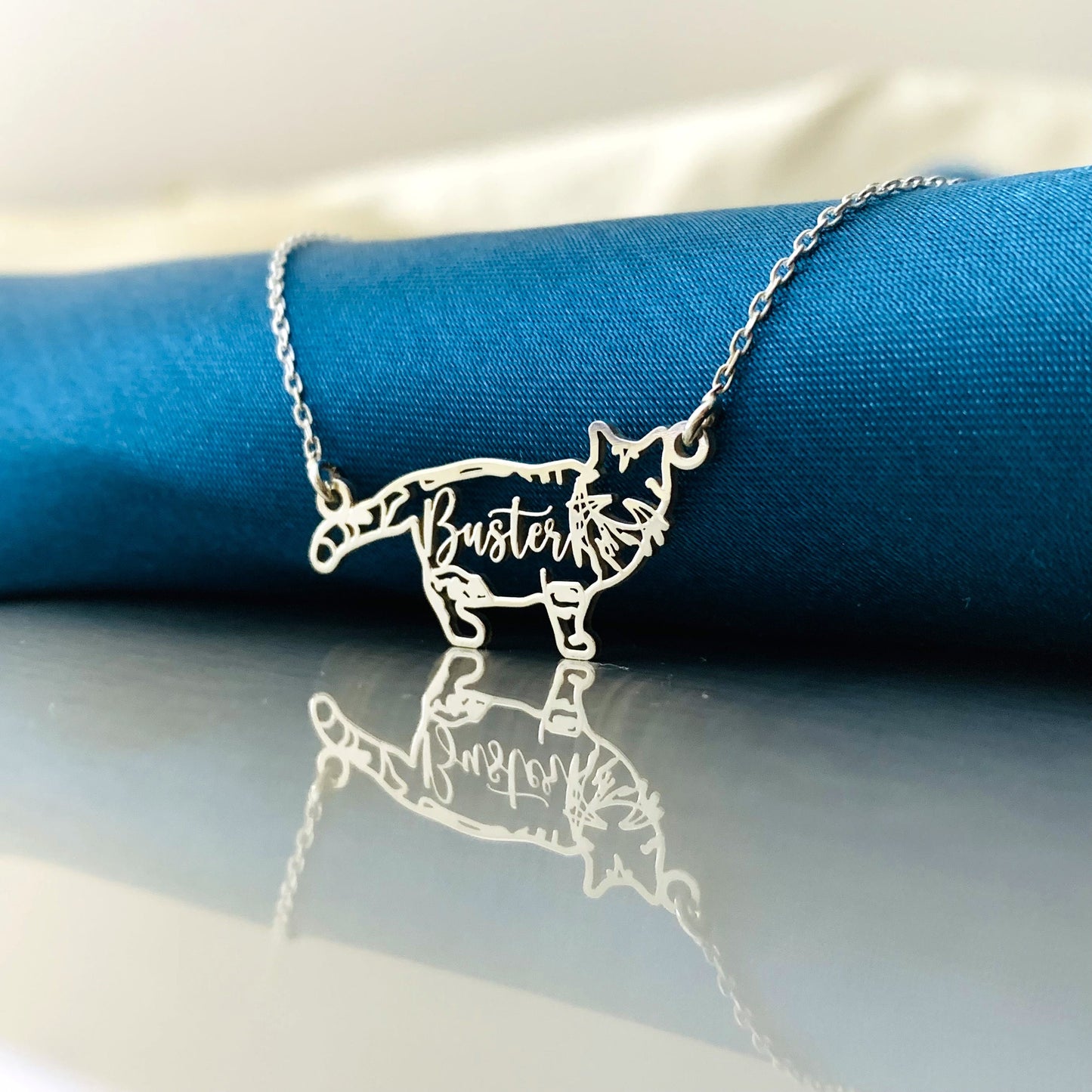 Cat Necklace, Cat Necklace with Name, Custom Cat Name Necklace,Cat Breeds Jewelry, Cat Memorial Gift, Cat Mom Gitfs, Cat Loss Gift
