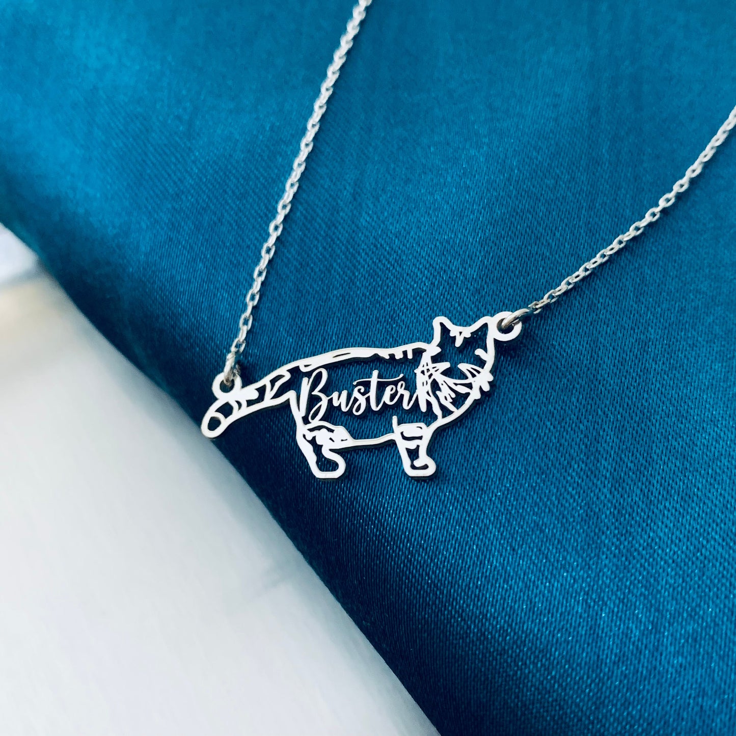 Cat Necklace, Cat Necklace with Name, Custom Cat Name Necklace,Cat Breeds Jewelry, Cat Memorial Gift, Cat Mom Gitfs, Cat Loss Gift