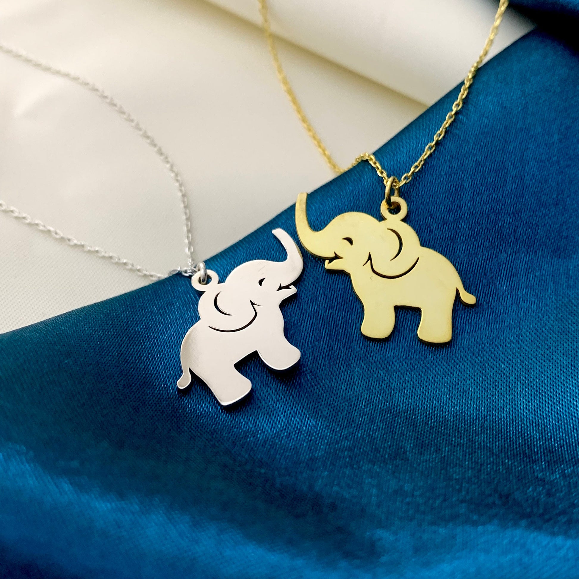 Lucky Elephant Necklace, Elephant Necklace, Elephant Necklace for Women, Elephant Gifts for Friend, Lucky Elephant Gift, Animal Charm