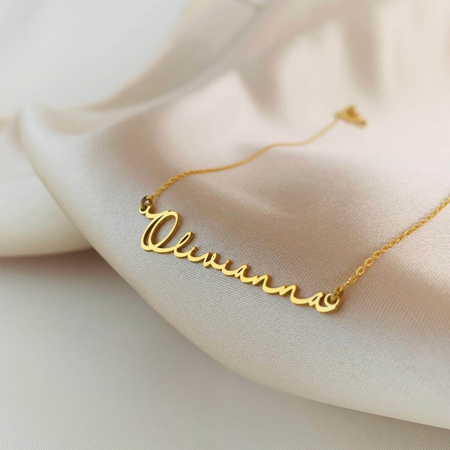 Personalized Name Necklace - Minimalist Name Necklace 925 Sterling Silver - Custom Name - Gift For Moms - Birthday Gift - Gift For Her