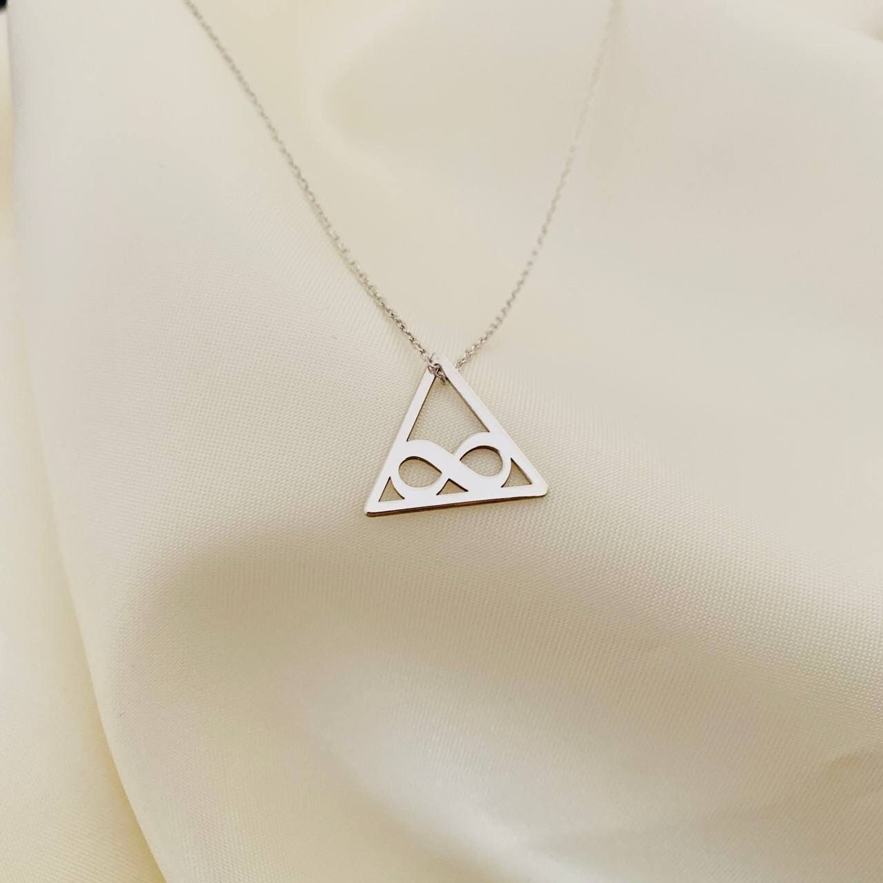 Infinity Necklace, Tiny Infinity Symbol Pendant Necklace Sterling Silver, Minimal Infinity Necklace, Dainty Infinity Necklace, Gifts For Mom