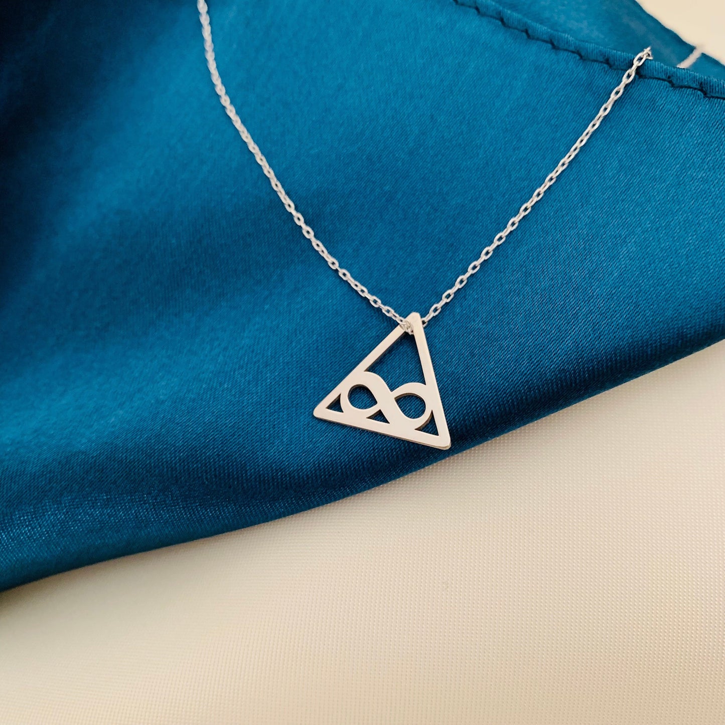 Infinity Necklace, Tiny Infinity Symbol Pendant Necklace Sterling Silver, Minimal Infinity Necklace, Dainty Infinity Necklace, Gifts For Mom