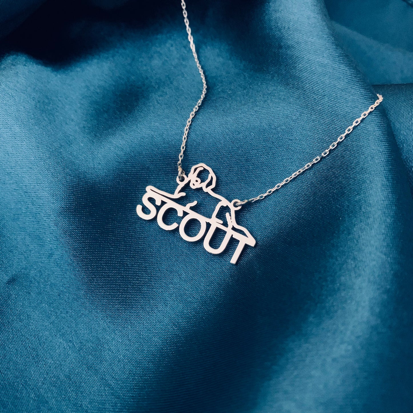 Dog necklace for women, Dog name necklace, Custom dog necklace, Dog memorial gift, Dog mom gift, Birthday gift for dog mom