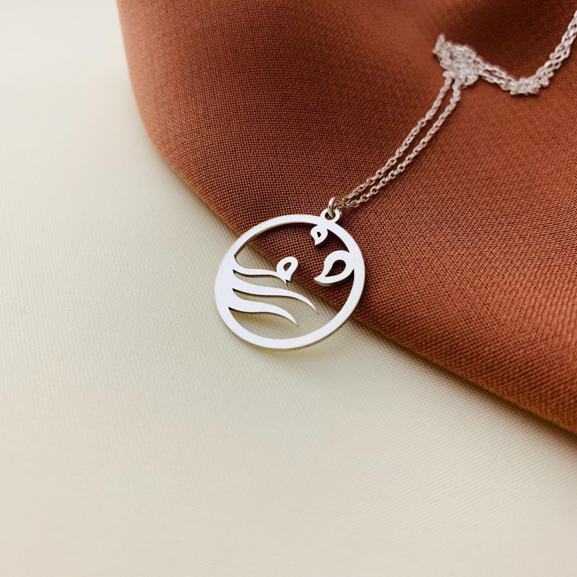 Fire Elements Symbol Charm Necklace, Four Elements Symbol Pendant, Earth Air Water Fire Four Elements Zodiac Necklace, Minimalist Necklace