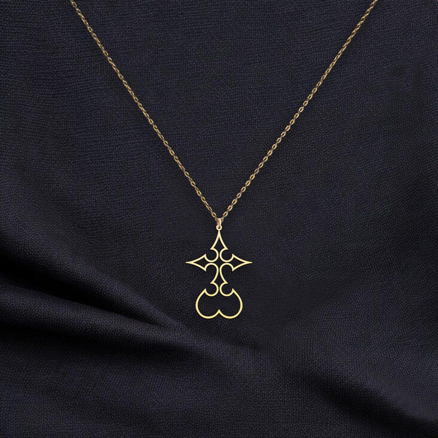 Kingdom Hearts Nobody Necklace, Organization XIII Symbol, Roxas Pendant, Gamer Jewelry, Silver Video Game Charm, Cosplay Prop