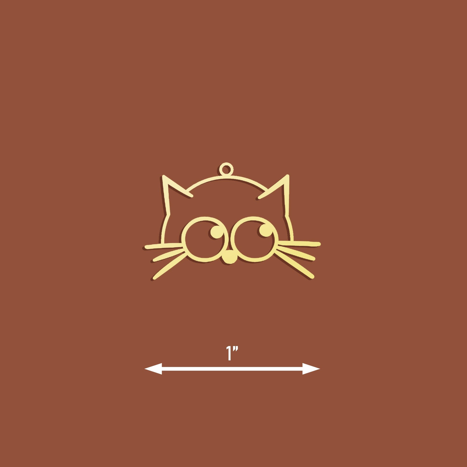 Cute Cat Necklace, Cute Kitty Necklace, Cat Necklace for Women, Kitty Jewelry, Cat Face Jewelry, Cat Mom Necklace, Gifts For Kids
