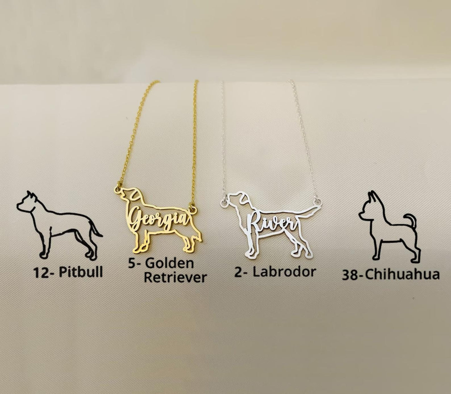 Dog necklace, Dog necklace for woman, Pet necklace, Dog memorial gift, Custom dog necklace, Dog name necklace, Dog memorial name necklace