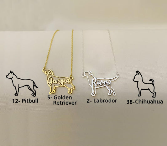 Dog necklace, Dog necklace for woman, Pet necklace, Dog memorial gift, Custom dog necklace, Dog name necklace, Dog memorial name necklace