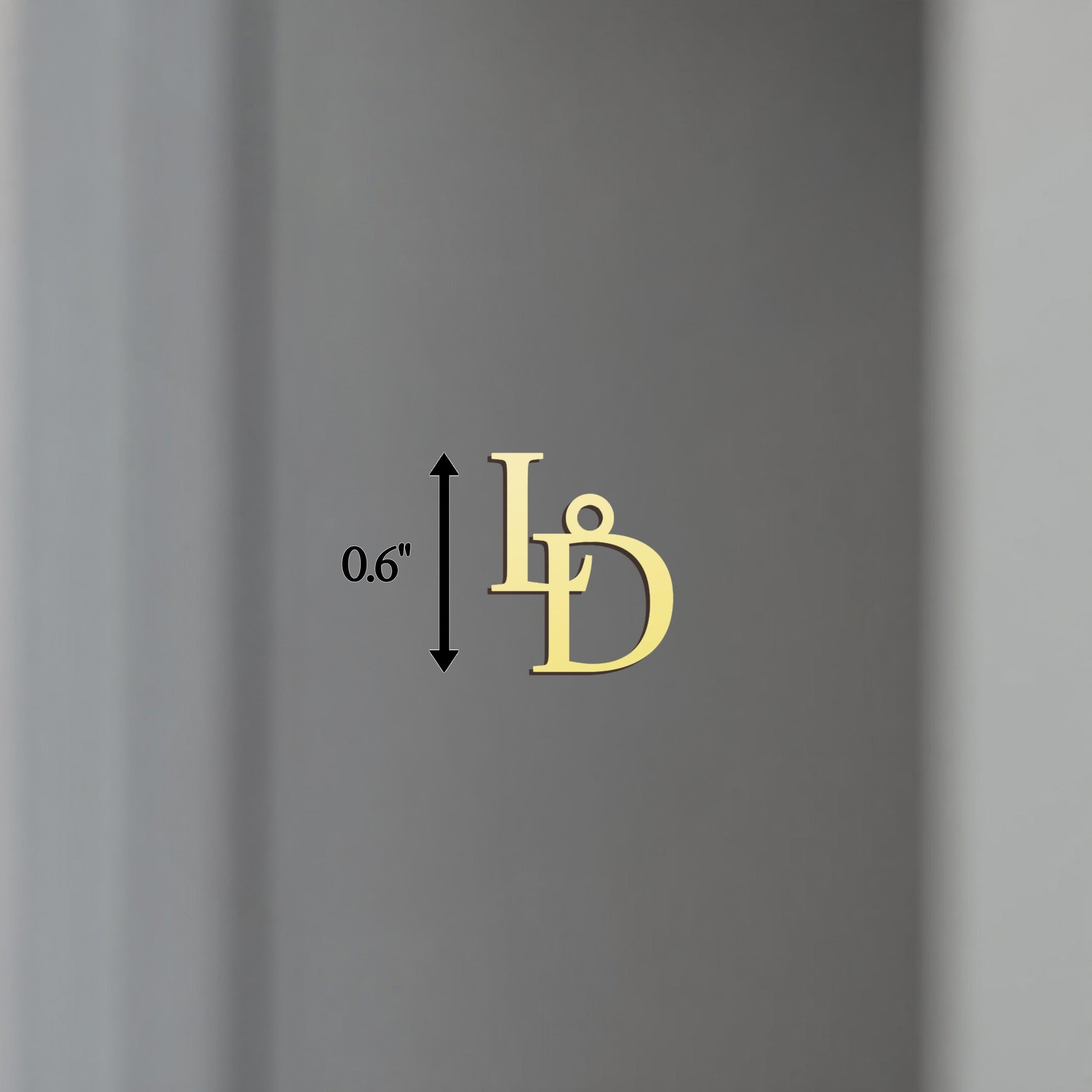 Custom Initial Necklace: Sterling Silver Two-Letter Pendant