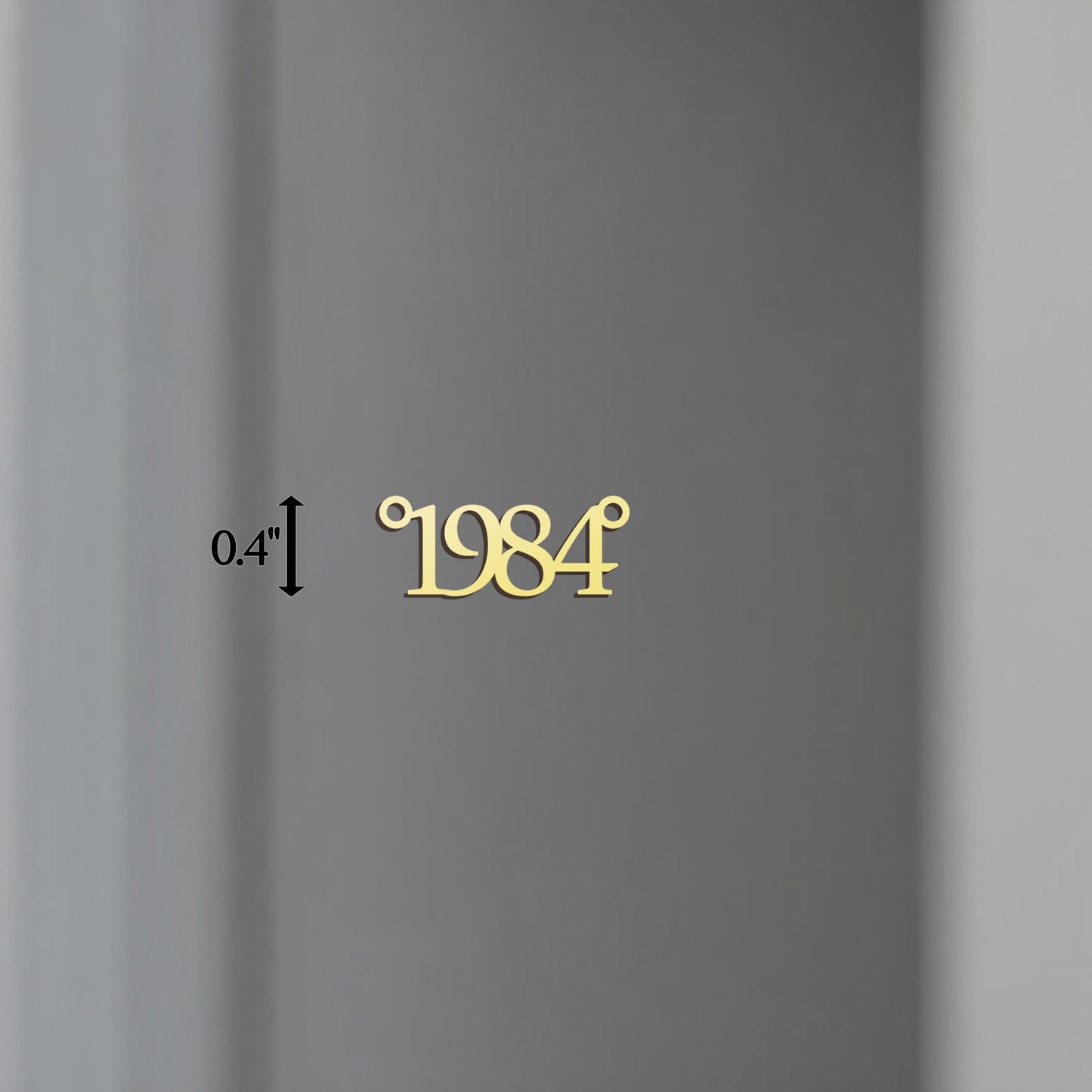 Personalized Number Necklace: 18K Gold Vermeil Sterling Silver Date Pendant