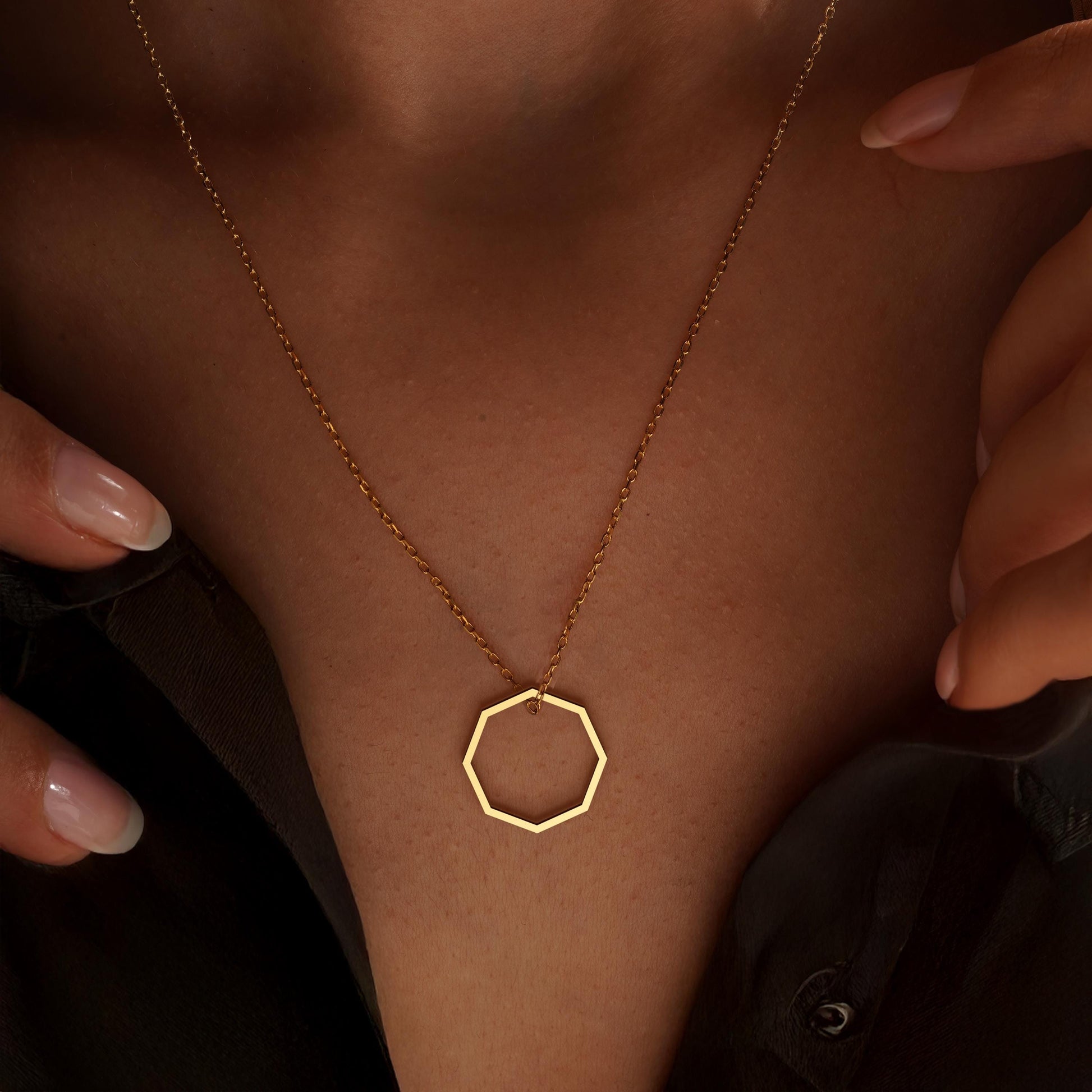 Octagon Necklace