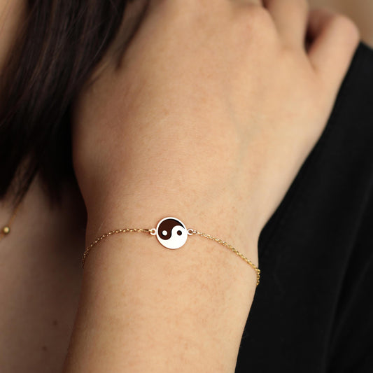 Yin Yang Balance Bracelet - Symbol of Balance & Harmony - Spiritual Energy Jewelry