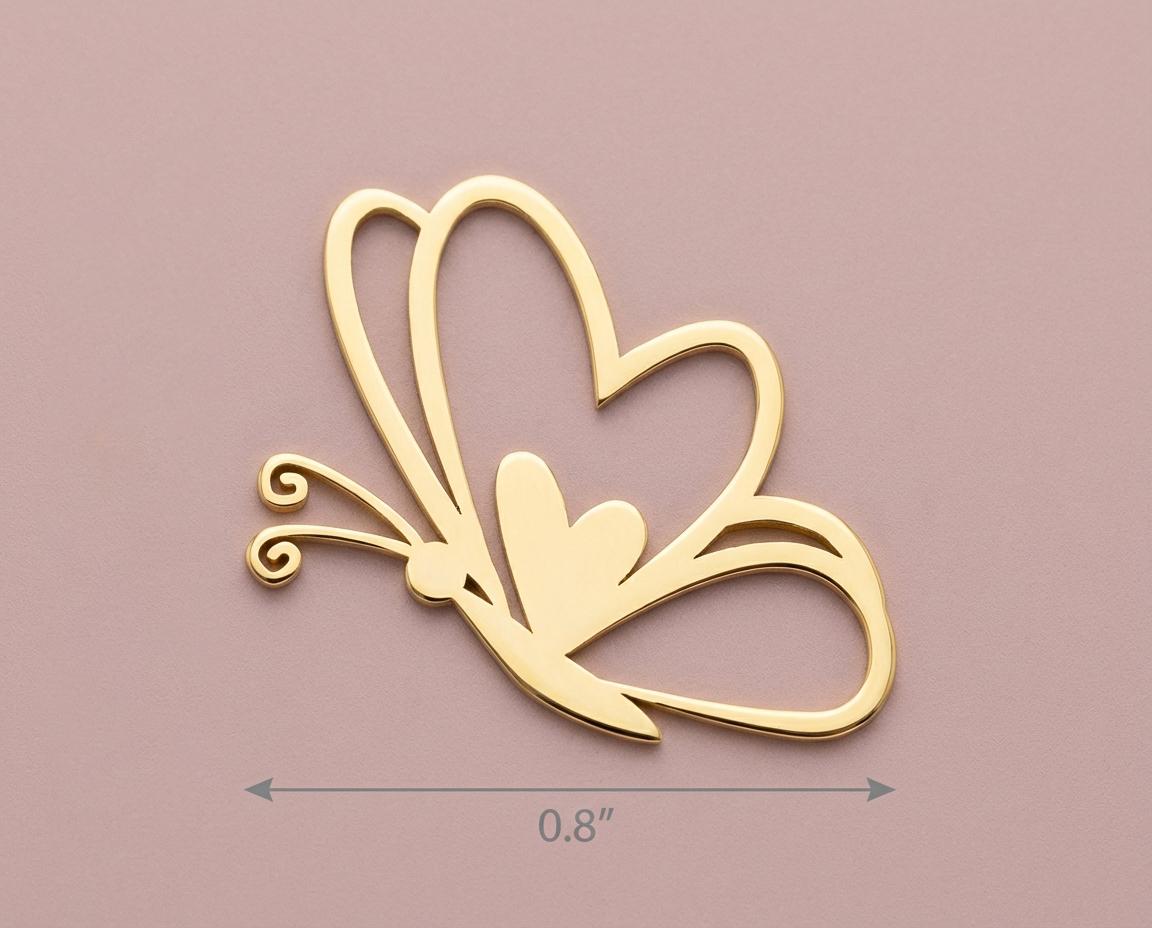 Heart Wing Butterfly Necklace, Romantic Gift for Girlfriend, Love Symbol Jewelry, Valentine's Day Gift, Cute Heart Pendant, Anniversary Gift