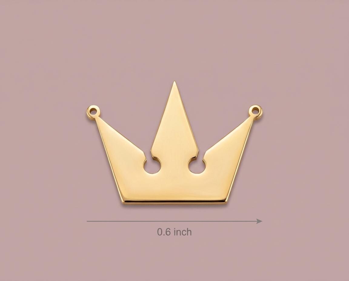 Kingdom Hearts Crown Necklace, Sora Pendant, Gamer Jewelry, Video Game Charm, Silver Crown Choker, Cosplay Prop for Him