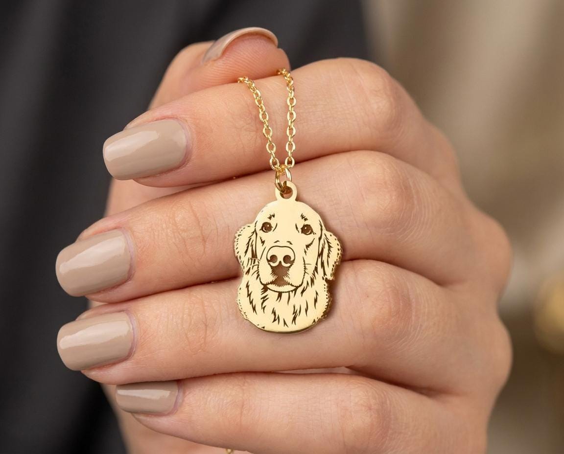 Custom Pet Portrait Necklace, Engraved Dog Photo Jewelry, Pet Memorial Gift, Dog Mom Necklace, Personalized Cat Portrait, Gift for Pet Lover