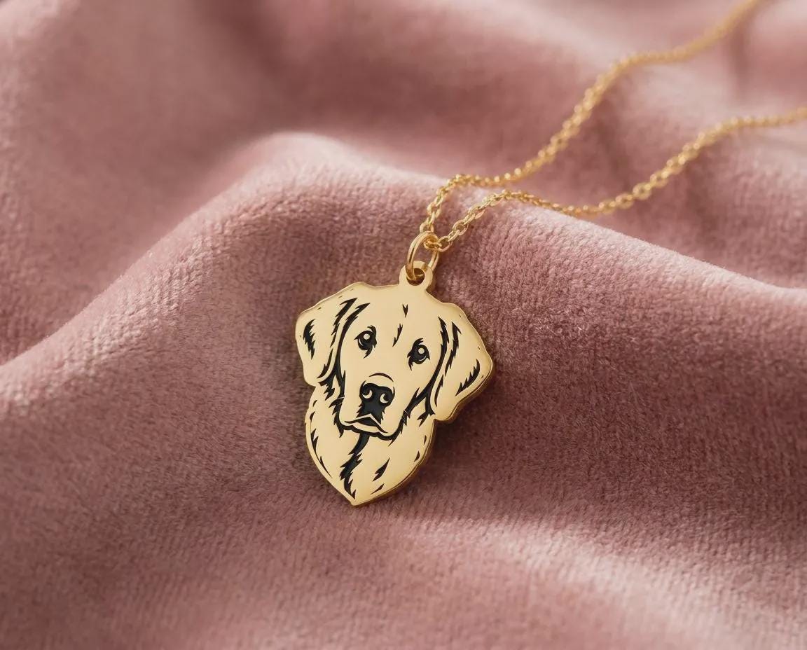 Personalized Pet Portrait Necklace, Custom Dog Photo Jewelry, Engraved Cat Face Pendant, Pet Loss Memorial Gift, New Dog Mom Gift,Tiny Charm