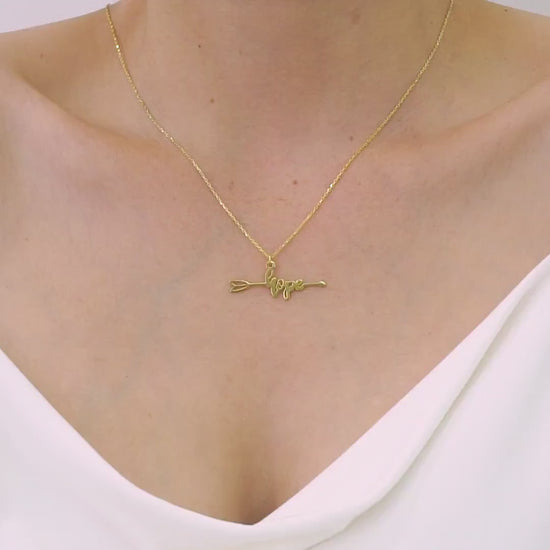 Hope necklace, Hope Word Necklace, Hope Necklace for Woman, Religious Gift